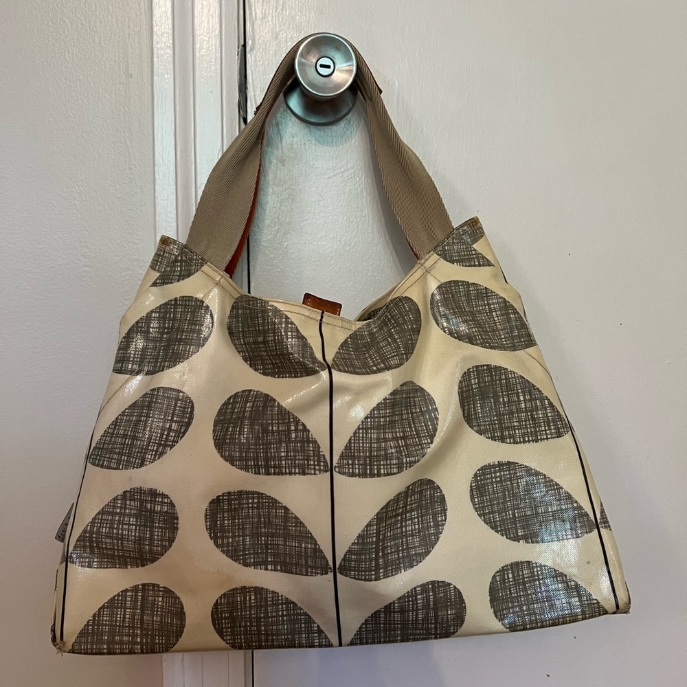 Orla Kiely Multi-Leaf Pattern Hobo Bag